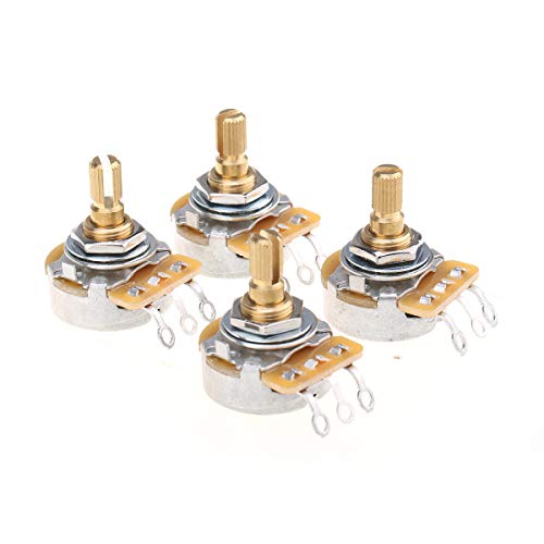 Musiclily Ultra Personnalisé CTS 450G série A250K Audio Taper Tonalité Pots No Load Court Axe Cannelé Potentiomètres 10… - Les Beatles, Paul McCartney, John Lennon, RIngo Starr, George Harrison Musiclily Ultra Personnalisé CTS 450G série A250K Audio Taper Tonalité Pots No Load Court Axe Cannelé Potentiomètres 10…