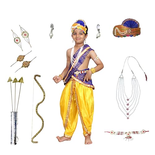 Image of Kaku Fancy Dresses Ram Costume for Kids Infant Baby Ram Dress for Boys with Accessories