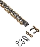 DID 520VX2GB-120 Gold X-Ring Chain with Connecting Link