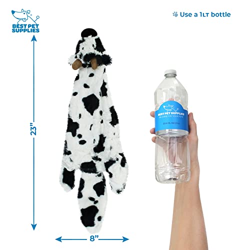 Image of Best Pet Supplies Interactive Squeaky Dog Chew Toy, Ideal Dog Toys for Chewers, Small, Medium & Large Dogs, and Fetch Lovers - Pack of 4 (Various Style-Color), Large