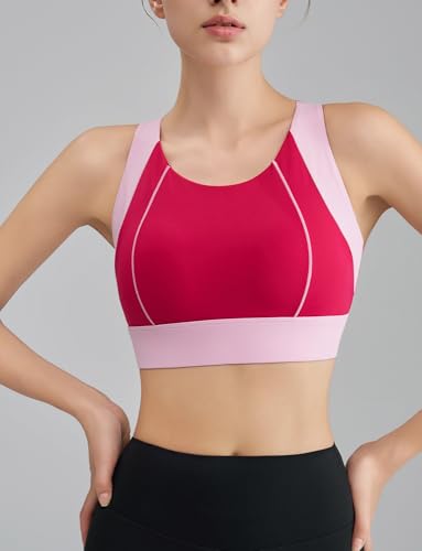 Soutien-gorge de sport avec coussinets intégrés et compression dos nageur - 5