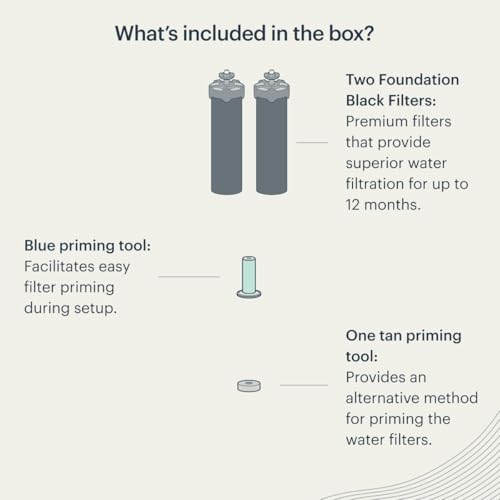 Boroux Foundation Black Replacement Water Filter - Replacement For Berkey BB9-2 and Gravity-Fed Water Filter Systems - Image 4