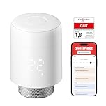SwitchBot Thermostat de radiateur connecté, contrôle Via Bluetooth & appli avec minuteur, Installation Facile, économie d'énergie, Compatible Alexa, Apple Home & Google Home (SwitchBot Hub requis)