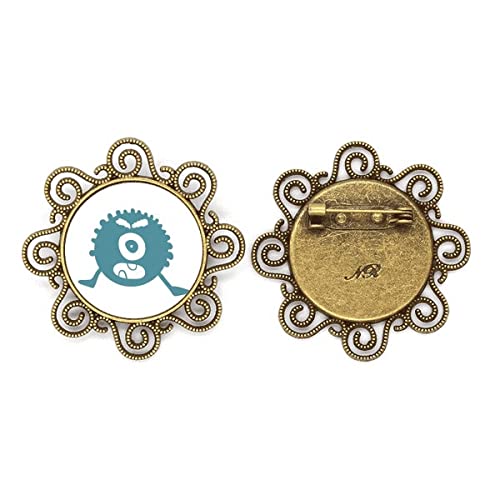 Broche cyclope monstre extraterrestre, un bijou ludique et nostalgique