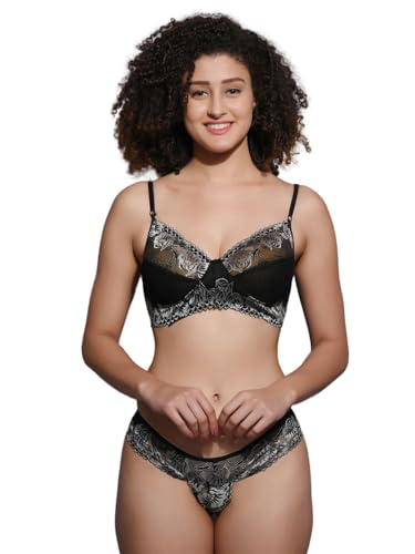 Image of Love Maker Bra Panty Set for Women | Beautiful Lingerie Set for Women for Honeymoon | Net Lace Lingerie Set | Panty Bra for Daily use | Sexy Look for Special Days Lingerie Sets.