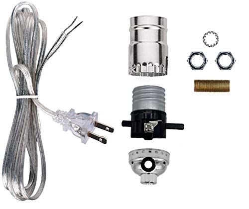 🔥 Crazy Deals Creative Hobbies Make a Lamp or Repair Kit with Essential Hardware and Matching Cord (Silver)