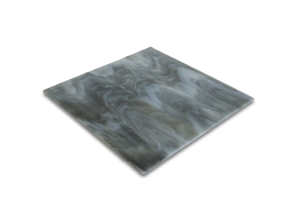Sai Mosaic Art Stained Glass Sheet 8"x8" for Mosaic Work Stone Grey-picture-37