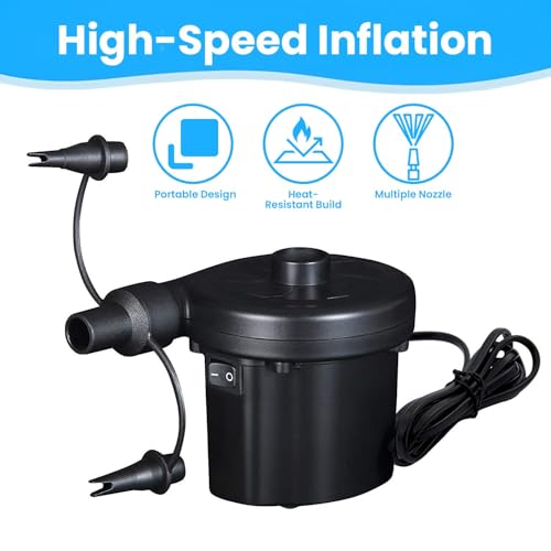 Image of Swimming Pool 10-Feet Swimming Pool Inflatable Bath Tubs for Adults Spa Swimming Bath Tub with Electric Pump 120x 72 inchx24 inch Inch - (Multi) (10-Feet)