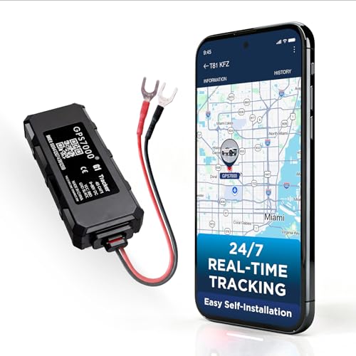 GPS7000 4G Localizador GPS Oculto para vehículos | 90 días de Servicio incluidos | Fácil autoinstalación | Tras los 90 días Puede suscribirse voluntariamente | Sin Cargos Ocultos