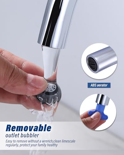 iVIGA Bathroom Faucet Sensor, Infrared Sensor for Automatic Bathroom Faucet with Control Box, Temperature Mixer, Chrome - Image 3