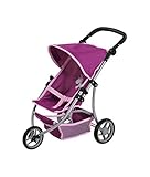 puppenwagen buggy müller Sportlicher und praktischer Puppenbuggy „Jogger Lio“ von knorr toys mit verstellbarem Verdeck