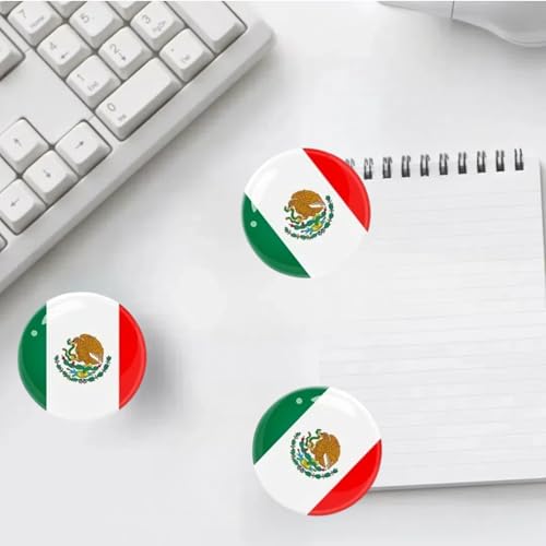 Set de 17 imanes decorativos con bandera de México miniatura 3
