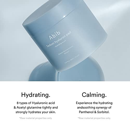 Image of Abib Sedum hyaluron pad Hydrating touch (75 pads) | Hydrating for Dry Skin, Korean Skincare