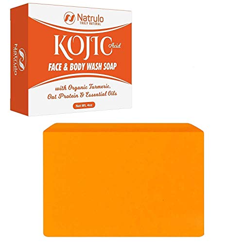 Kojic Acid Soap Face & Body Wash - Natural Hydrating Skin Cleanser Spot Corrector Acne Scar Remover - Improves Skin, Evens Tone, Fades Scars, Sun Damage, Age Spots - 4oz Kojic Soap Handcrafted in the USA Kojic Acid Soap Face & Body Wash - Natural Hydrating Skin Cleanser Spot Corrector Acne Scar Remover - Improves Skin, Evens Tone, Fades Scars, Sun Damage, Age Spots - 4oz Kojic Soap Handcrafted in the USA