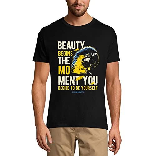 T-shirt original homme osez être vous-même avec le motif perroquet ara vintage