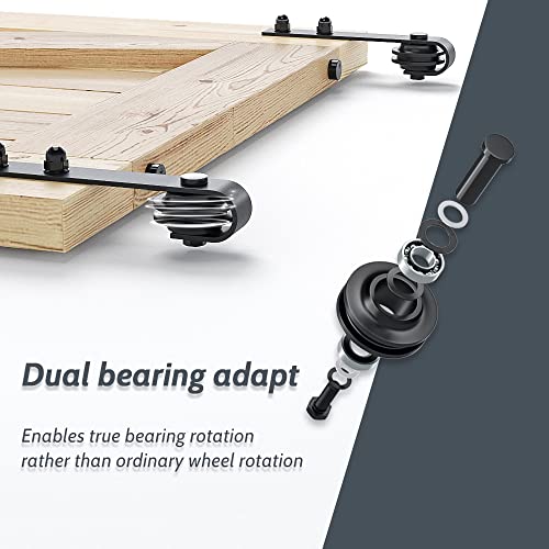 Skysen 6Ft Barn Door Hardware Kit thumb #2