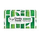 The Cheeky Panda Kosmetiktücher Box (80 Kosmetiktücher) – 3-lagig Taschentücher aus nachhaltigem Bambus hergestellt