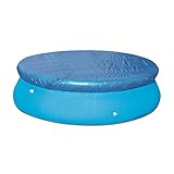 CUIFULI Cubierta al aire libre de la tina caliente PE tejida lona impermeable al aire libre SPA cubre fácil conjunto redondo piscina cubierta 6ft/215cm