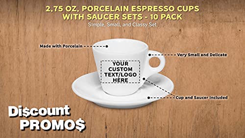 Custom-Espresso-Cups-with-Saucer-275-oz-Set-of-10-Personalized-Bulk-Pack-Perfect-for-Espresso-Tea-Other-Beverages-White