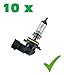 Produktbild PRAKTISCHES 10er Set! (Grundpreis: 2,45 EUR/STK) 10 x HB4 12V 51W P22D Glühlampe Glühbirne Scheinwerfer-Lampe Halogen-Lampe Auto-Lampe