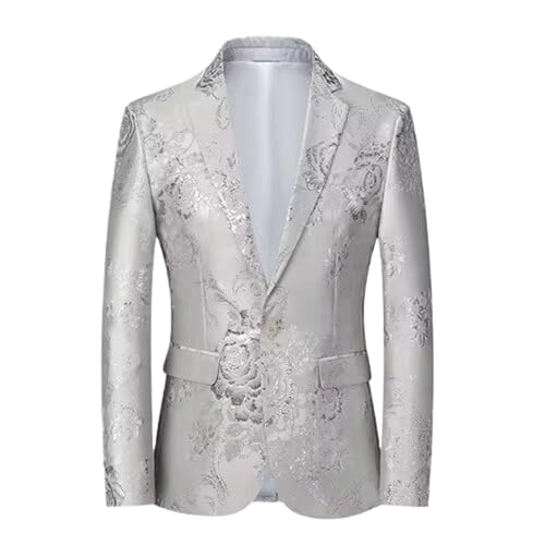 Blazers à simple boutonnage pour homme coupe ajustée chic