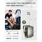 Rolling Tactical Laptop Backpack, Underseat Travel Backpack with Wheels, 17 Inch Wheeled Military Computer Backpack for Men and Women, Roller Overnight Molle Outdoor Hiking College Carry on Luggage - Image 3