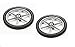 (2pk) 180552 Replaces 151138 Wheels For Craftsman, Poulan, Husqvarna, AYP 14" WALK-BEHIND MOWER