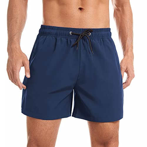 Century Star Mens Swim Trunks 5 Inch Inseam with Compression Liner Quick Dry Swimming Trunks Bathing Suit Board Swim Shorts3
