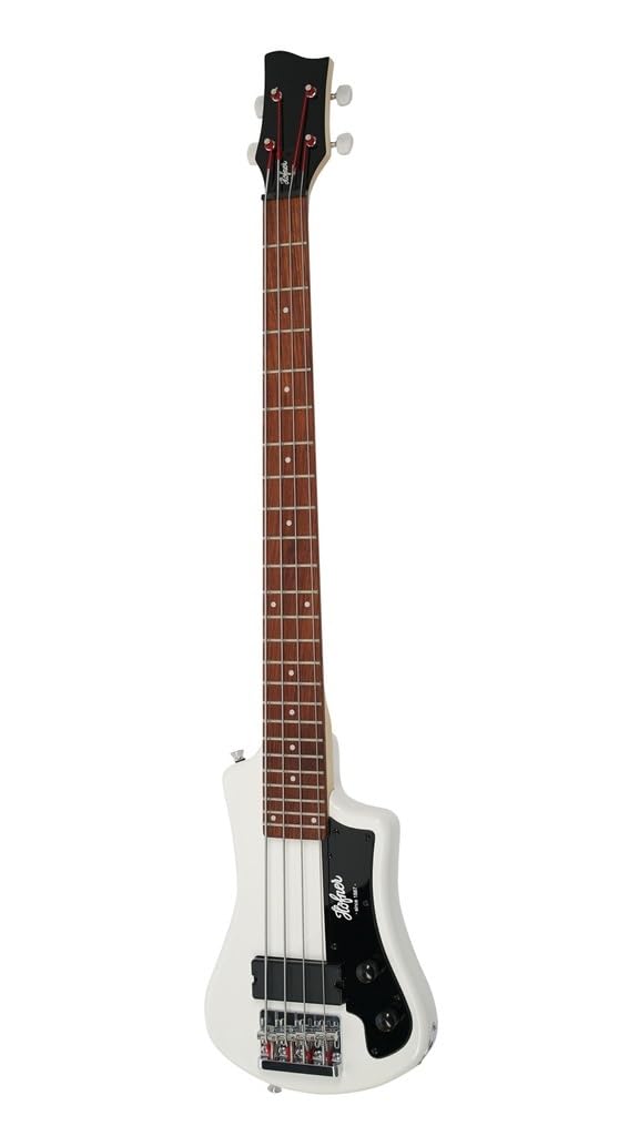 Höfner Shorty - Basso elettrico, colore: Bianco