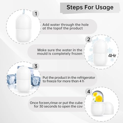 Image of Upgraded Ice Facial Roller for Face and Eye Beauty, Gua ShaFacial Tools ,Neck Massage, Silicone Ice Mold,Self Care for Women