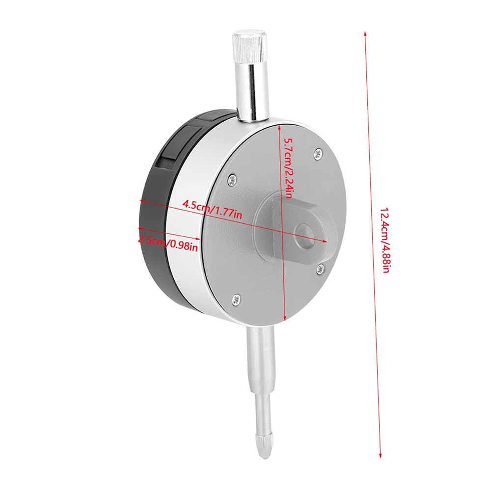 Maizoon Cyfrowy wskaźnik tarczy, 0-12,7 mm * 0,001 mm zasięg LCD, elektroniczny miernik mikrometrowy