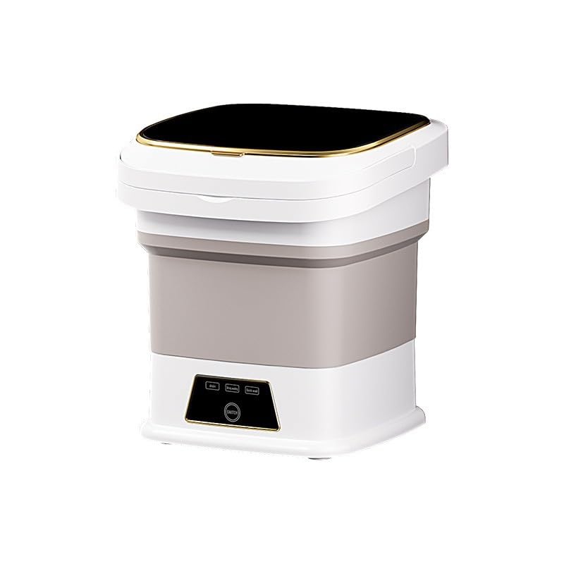 Mini Waschmaschine,13L Miniwaschmaschine Camping Waschmaschine Klein mit Abnehmbarer Trockenkorb 3 Modi Tiefenreinigung Portable Mini Washing Machine,Reisewaschmaschine für Unterwäsche, Babykleidung