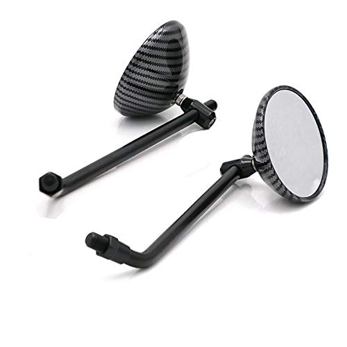 Rétroviseurs en aluminium noir haut de gamme pour moto classique Bonneville T100