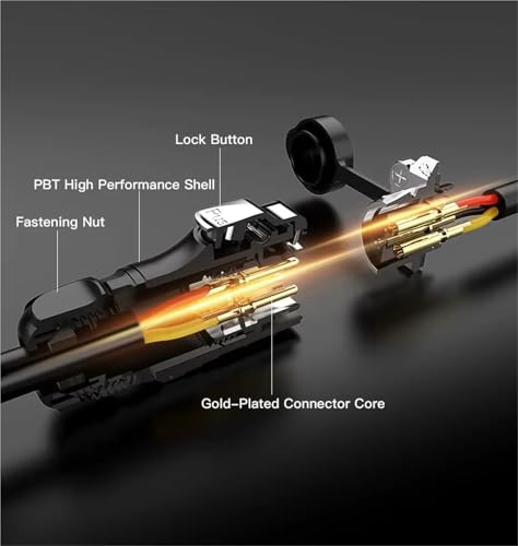 Connecteur électrique LP20 2 Pin pour raccordement bout à bout