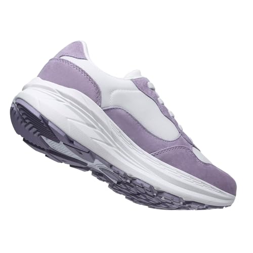 Image of GSLMOLN Women's Casual Walking Shoes Breathable Non Slip Tennis Cushion Fashion Gym Sneakers