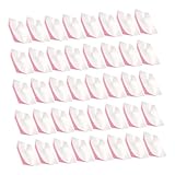 Gatuida 60 Stück Einweg Papierservierboote aus Kraftpapier Robust bis 900g Rosa Einweg Taco und Nacho Schalen für Partys Abschlussfeiern und Catering