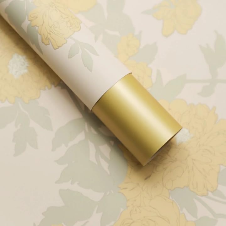 Image of Oasis 20 Sheets Korean Style Waterproof Premium Bouquet Wrapping Sheets (58 x 58 cm) | Gold & Cream Dual Finish Flower Wrap Sheets for Bouquets, Gift Wrapping, Floral Arrangements & More