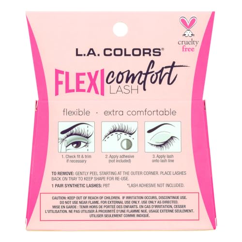 Image of L.A. COLORS Flexi Comfort Lash, Strike a Pose (Long Length) CBEL508