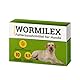 ADEMA NATURAL® Wormilex - Wurmkur sekundierend für Hunde - Wurmmittel sekundierende Tabletten - Pflanzliche Rezeptur ohne Zusätze - Futterzusatzmittel Hund - 10 Stück