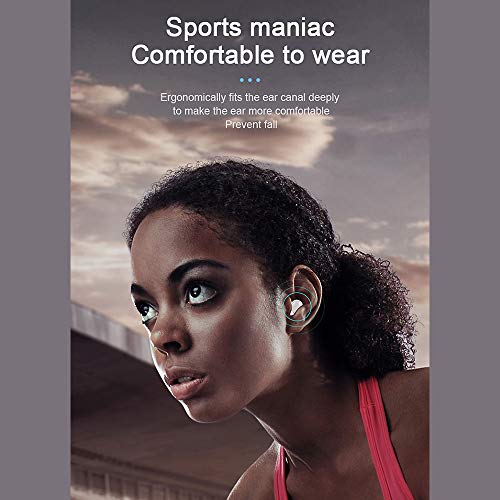 SIMBAE TWS Earphones True Wireless Stereo Earphones Wireless Earbuds BT 5.0 Headphones with Touch Control IPX4 Waterproof Sports Headphones with Dual Noise Reduction Technology Long Playtime for Gamin SIMBAE TWS Earphones True Wireless Stereo Earphones Wireless Earbuds BT 5.0 Headphones with Touch Control IPX4 Waterproof Sports Headphones with Dual Noise Reduction Technology Long Playtime for Gamin