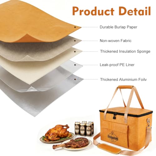 Bolsa aislante para reposar carne BBQ 16 x 10 x 10 pulg miniatura 3