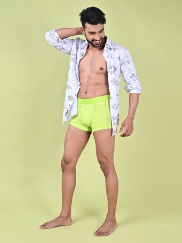 Image of Rupa Colors Pep Collection Trunk for Men, Cotton Blend, Anti Ride-Up, Snug Fit, Pack of 1