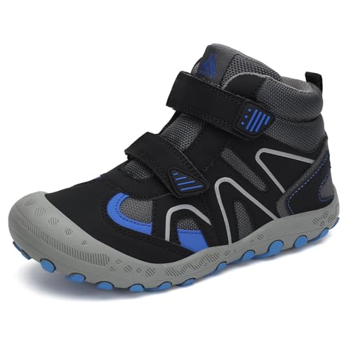 Image of Mishansha Kids Water Resistant Hiking Boots, Boys Girls Anti Collision Anti-Skid Athletic Outdoor Ankle Adventure Trekking Shoes