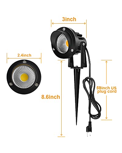Romwish COB-LANDSCAPE-120V-1 Led Landscape Spotlights thumb #4