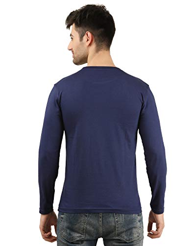 Image of Apna Time Aayega Printed Regular Fit Full Sleeves T-Shirts for Men