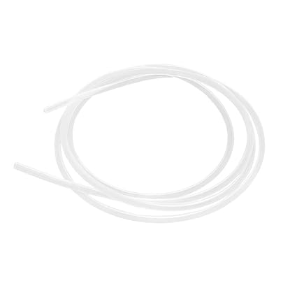 Hooshing Silicone Tubing 1mm ID x 2mm OD 10 Ft Food Grade Flexible Pure Silicone Rubber Tubing Hose High Temp for Home Brewing Winemaking Pump Transfer
