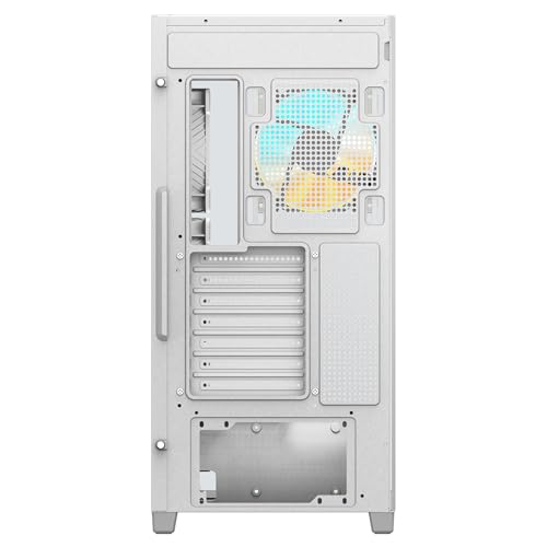 Image of GIGABYTE C500 Panoramic Stealth ICE Mid Tower Gaming Cabinet | Panoramic Glass | Optimized Airflow Design | Supports Mini ITX /Micro ATX /ATX | 4 Pre-Installed ARGB Fans | USB 3.0 x2