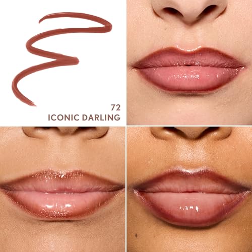 Covergirl Outlast Lipstain, 72 Iconic Darling, Smooth Application, Precise Pen-Like Tip, Transfer-Proof, Satin Stained Finish, Vegan Formula, 0.06oz - image 2