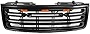 IKON MOTORSPORTS, Front Grille Compatible With 2007-2013 GMC Sierra 1500 Front Bumper Grille Gloss Black