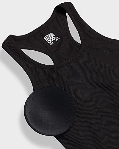 32 DEGREEES Women’s Soft Rib Racerback Bra Tank | with Built-in Cups | Fitted4